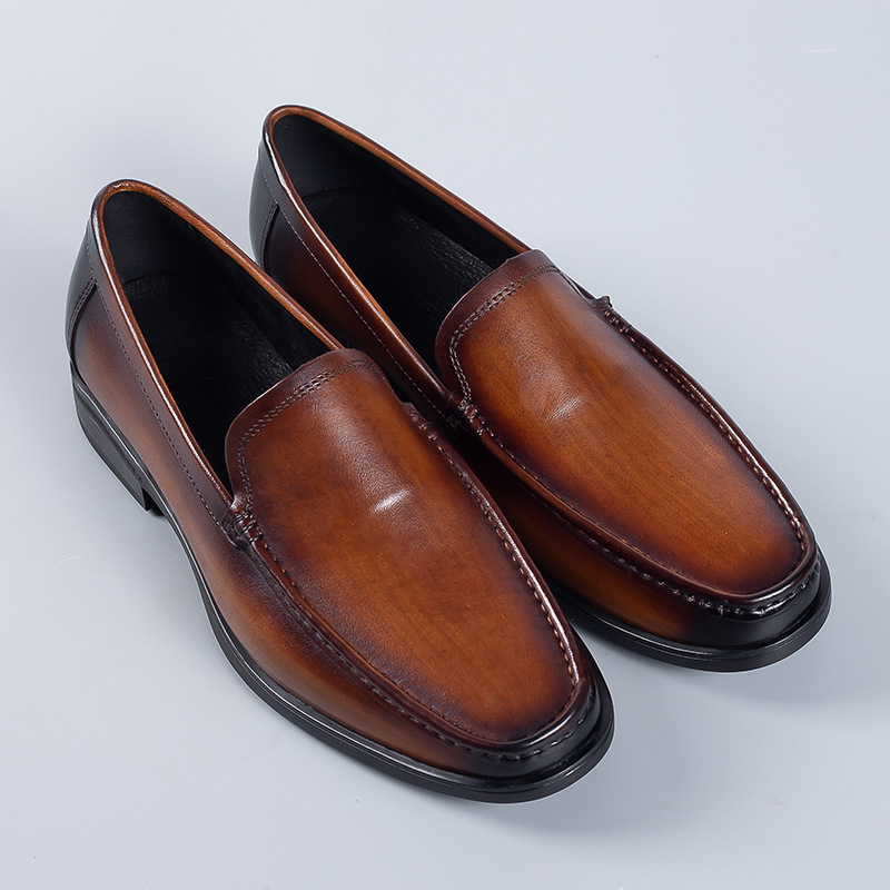 Men's Casual Slip-On Genuine Leather Loafers