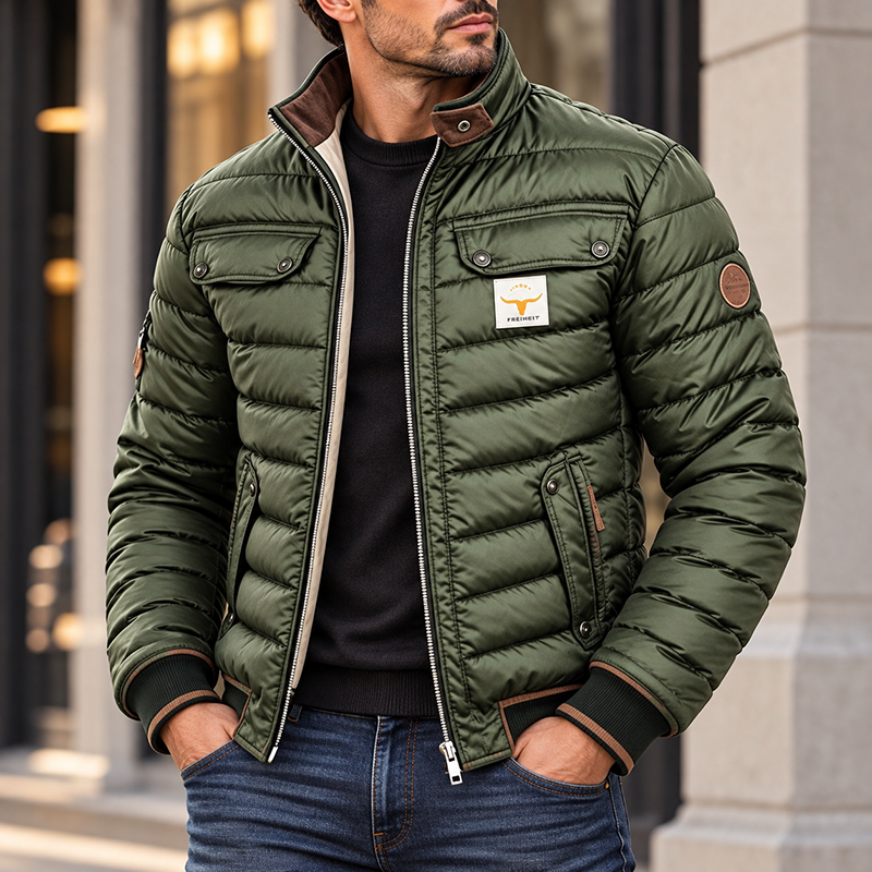 [Copy]Men's Vintage Western Sherpa-Lined Jacket
