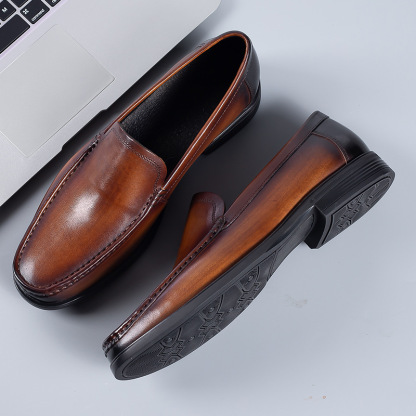 Men's Casual Slip-On Genuine Leather Loafers