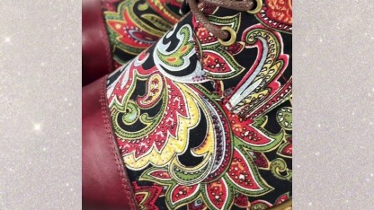 Men’s Premium Leather Floral Oxford Boots Vintage Paisley Design