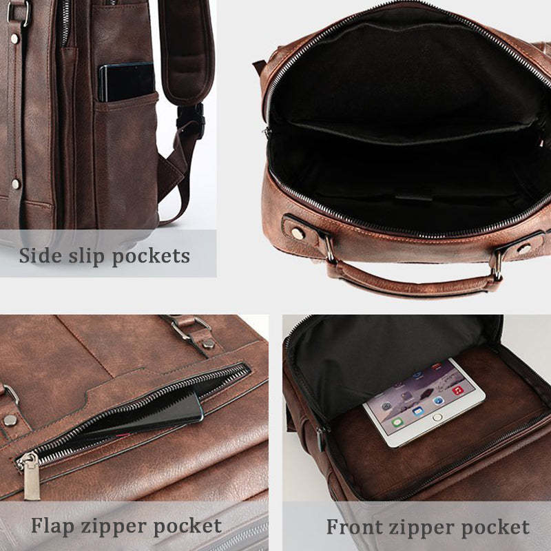 GUYSTEP™- Voyager Leather Backpack-Bag