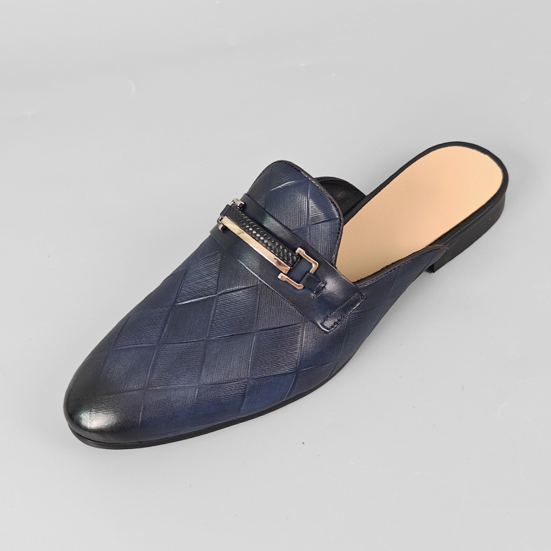 Men's Comfortable Genuine Leather Mules for Summer