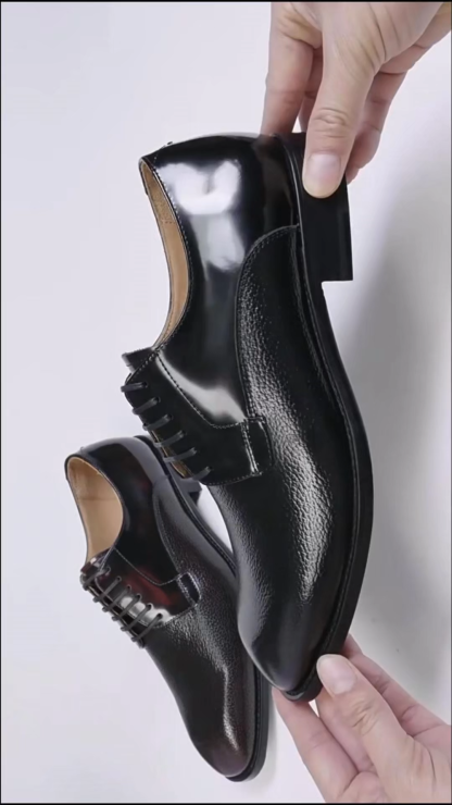 Sole & Upper - Made of top-grain cowhide-Genuine Leather Shoe Outsole Handmade Men's derby shoes