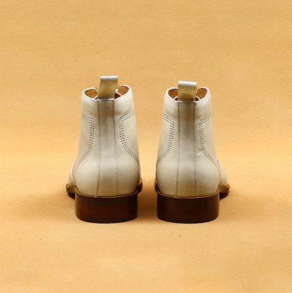 Men's Genuine Leather Brogue Martens-Style Boots