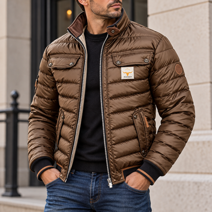 [Copy]Men's Vintage Western Sherpa-Lined Jacket