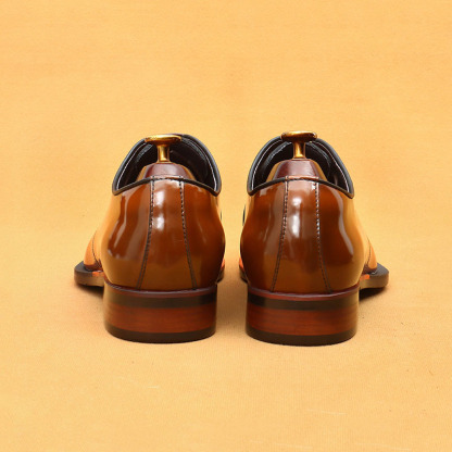 Men's Genuine Leather Business Formal Oxford Shoes