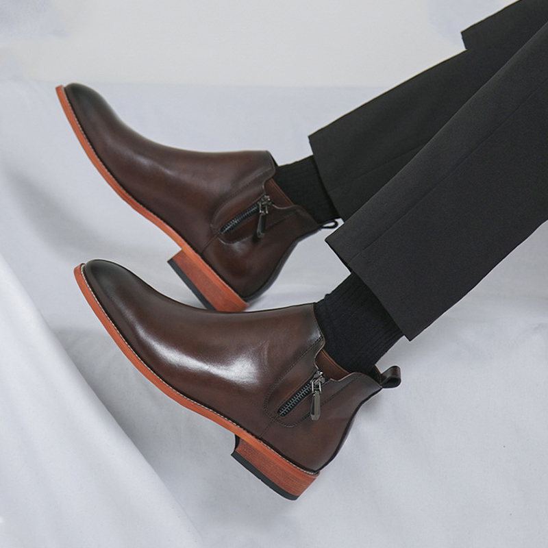 Men's Stylish British-Style Vintage Chelsea Ankle Boots