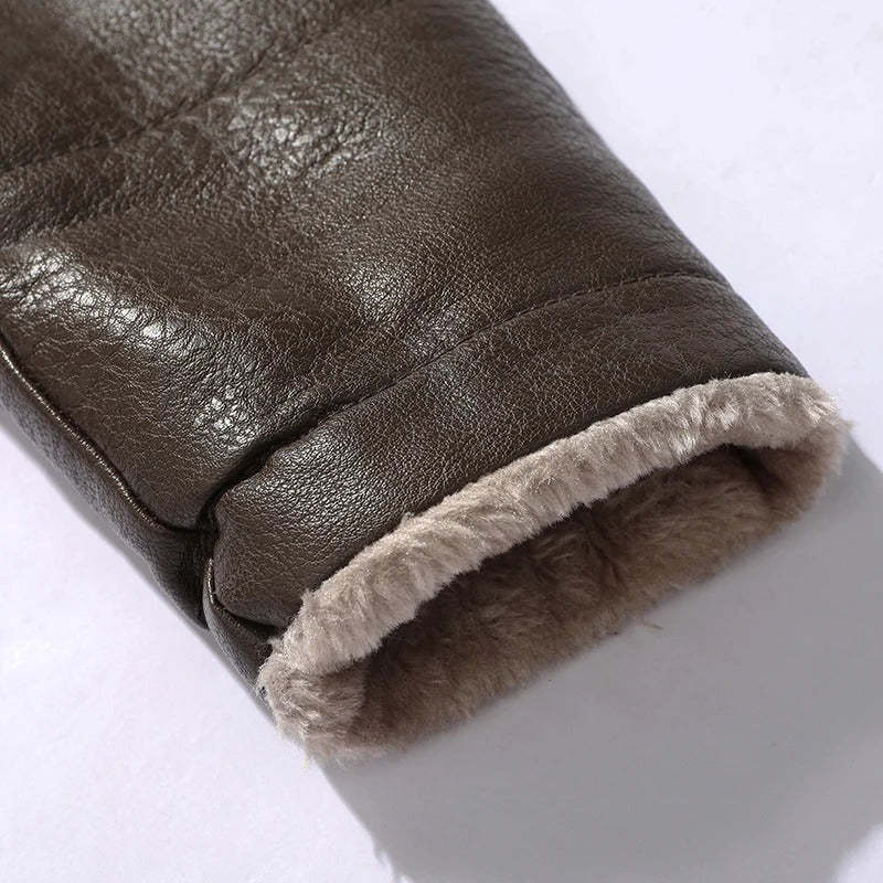 Enrico Leather Coat VES - No.76