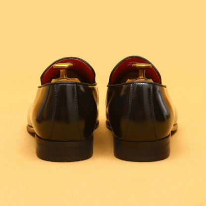 Men's Full-Grain Patent Leather Business-Casual Loafer Shoes