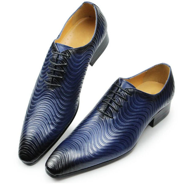 Men's Handcrafted Genuine Leather Lace-up Shoes