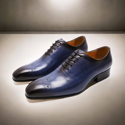 GUYSTEP™Men's simple and stylish genuine leather pointed toe oxford shoes