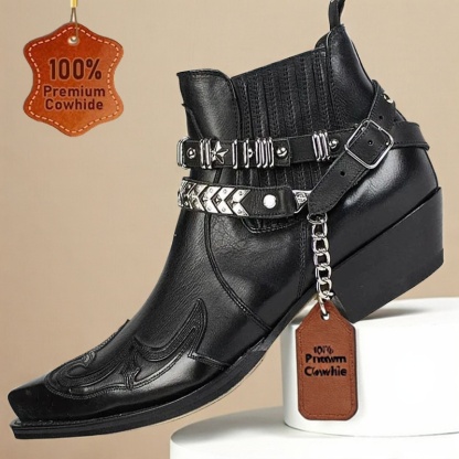 Classic retro accessories pointed boots