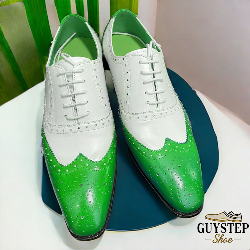 Fashion Wingtip Brogue Lace-Up Oxfords