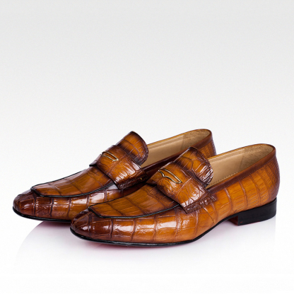 Alligator Slip-On Loafers