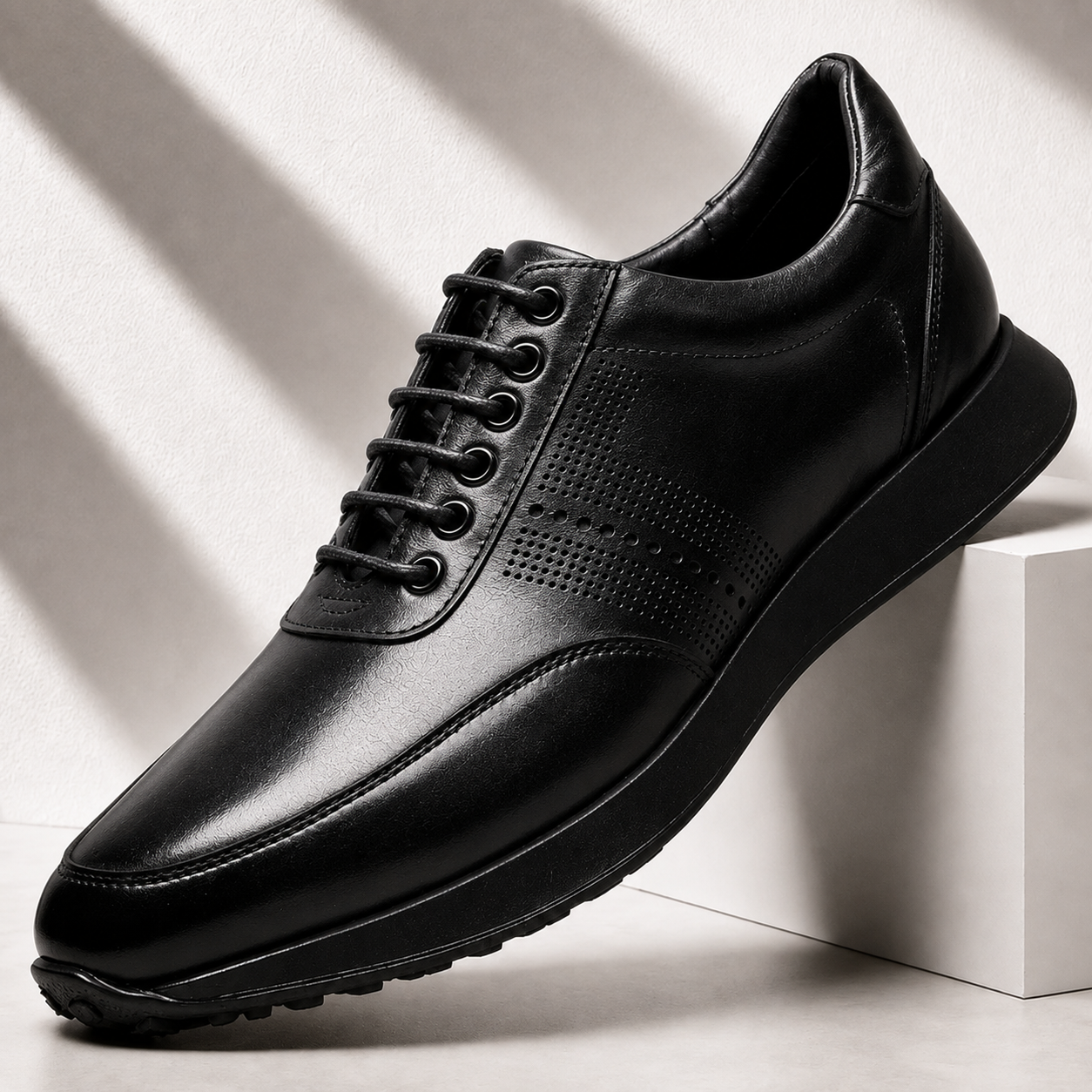 Men’s Premium Cowhide Leather Casual Sneakers – Multiple Colors