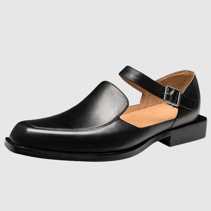 Dan Anthony Black Leather Sandals