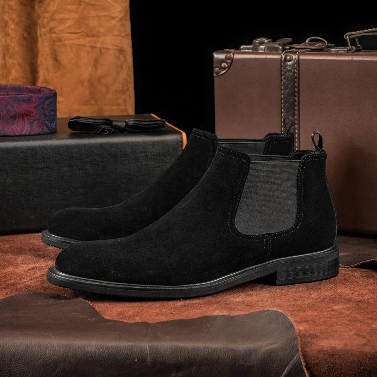 GUYSTEP-leather chelsea boot