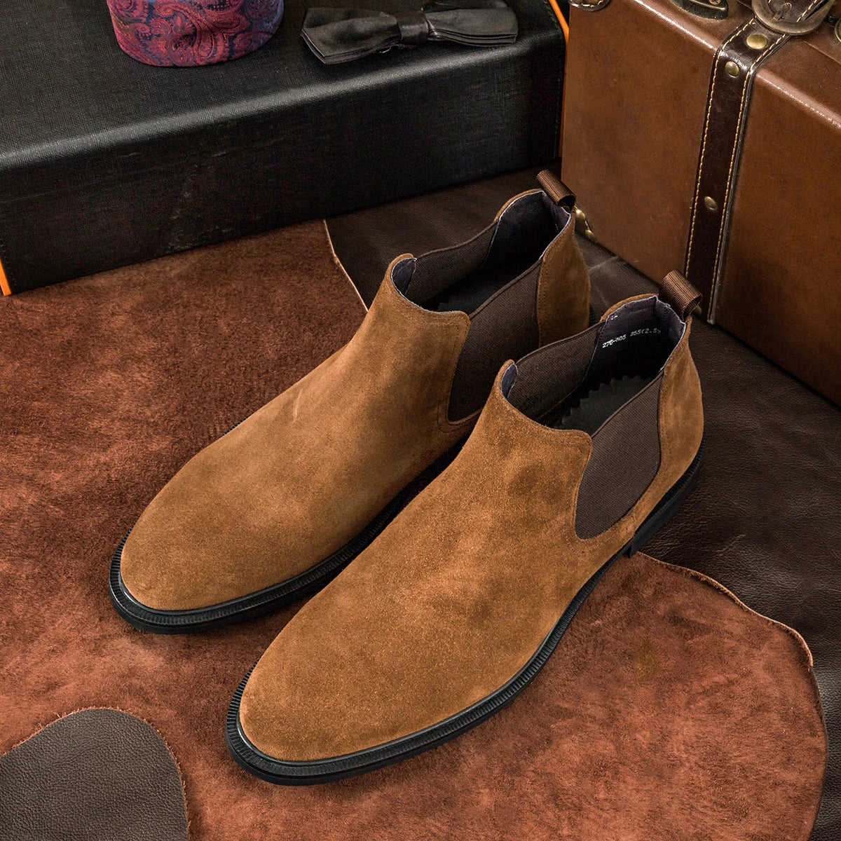leather chelsea boot