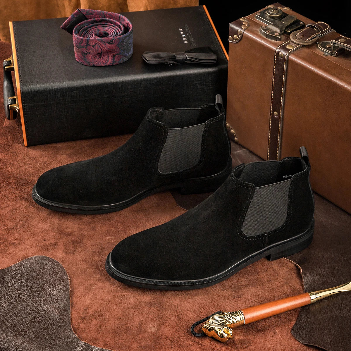 leather chelsea boot