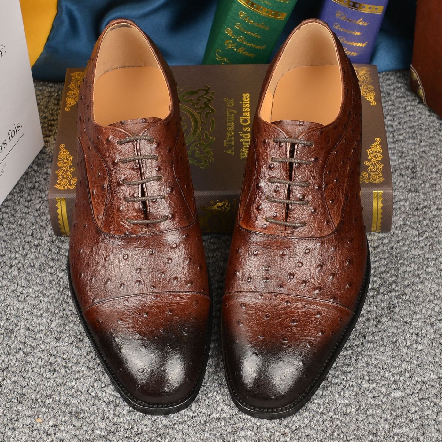 Factory direct sales, one-piece shipping, cross-border independent station, AliExpress, Amazon, hot selling men's formal business Oxford shoes