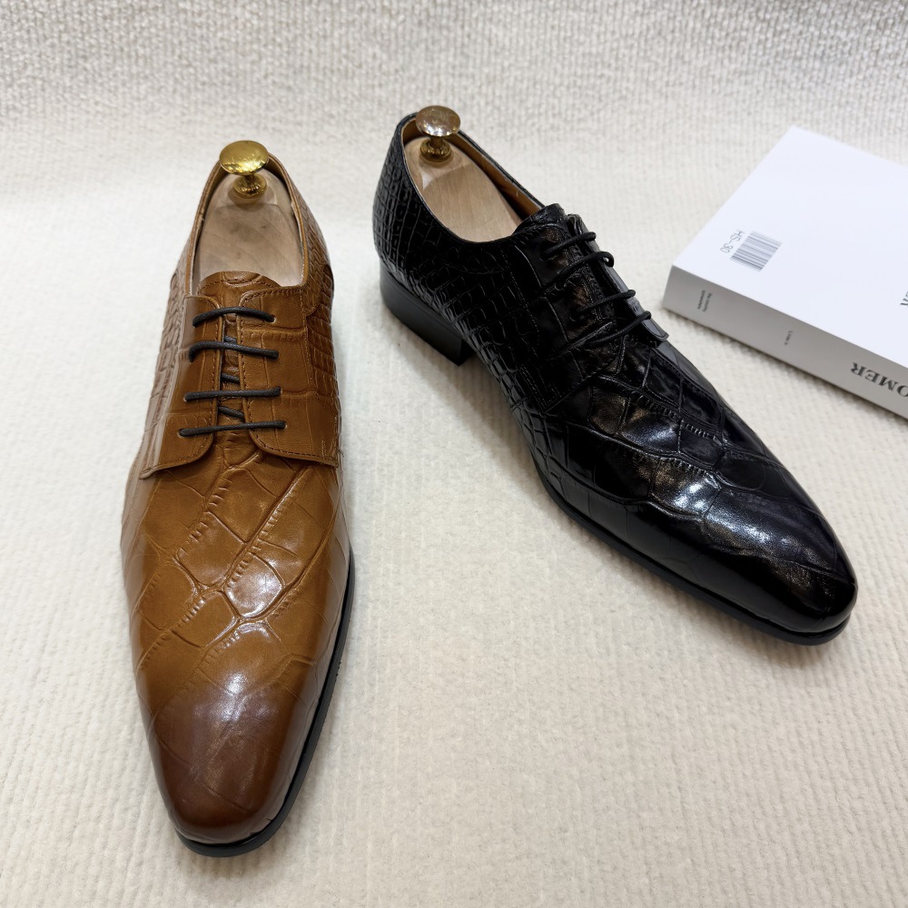 [Copy]2025 new simple art design men's casual leather shoes