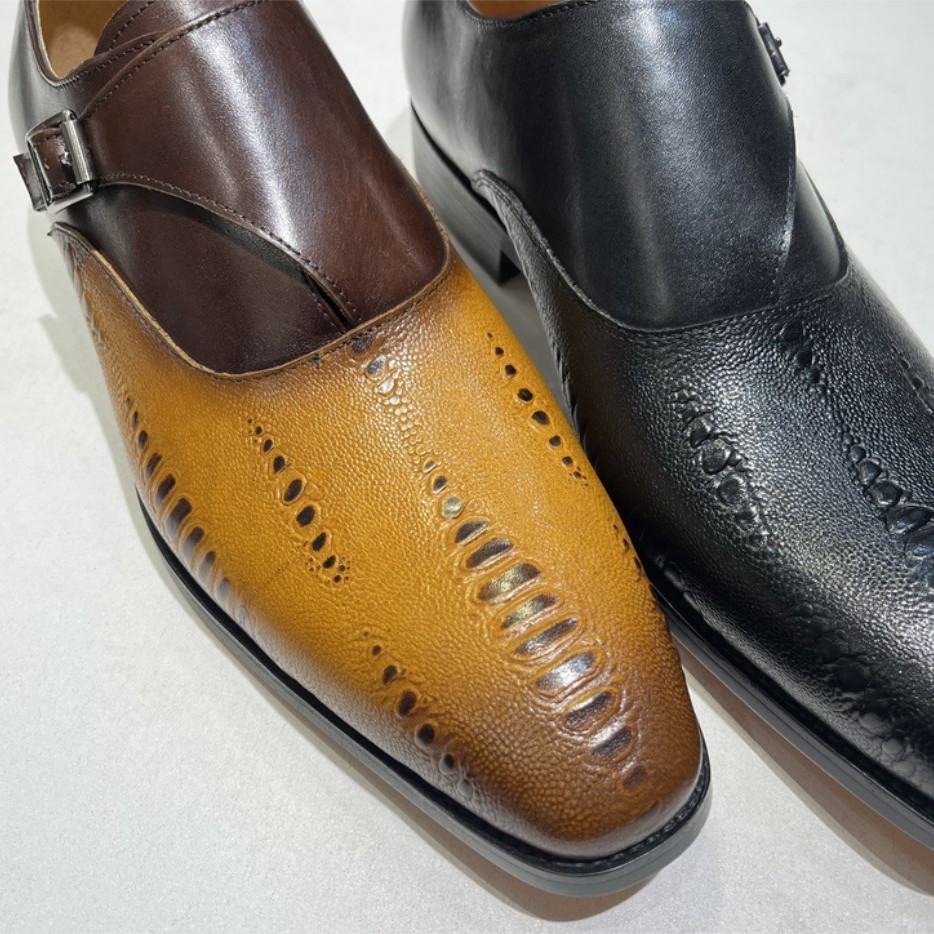 [Copy]Men's stylish color matching lace-up leather shoes