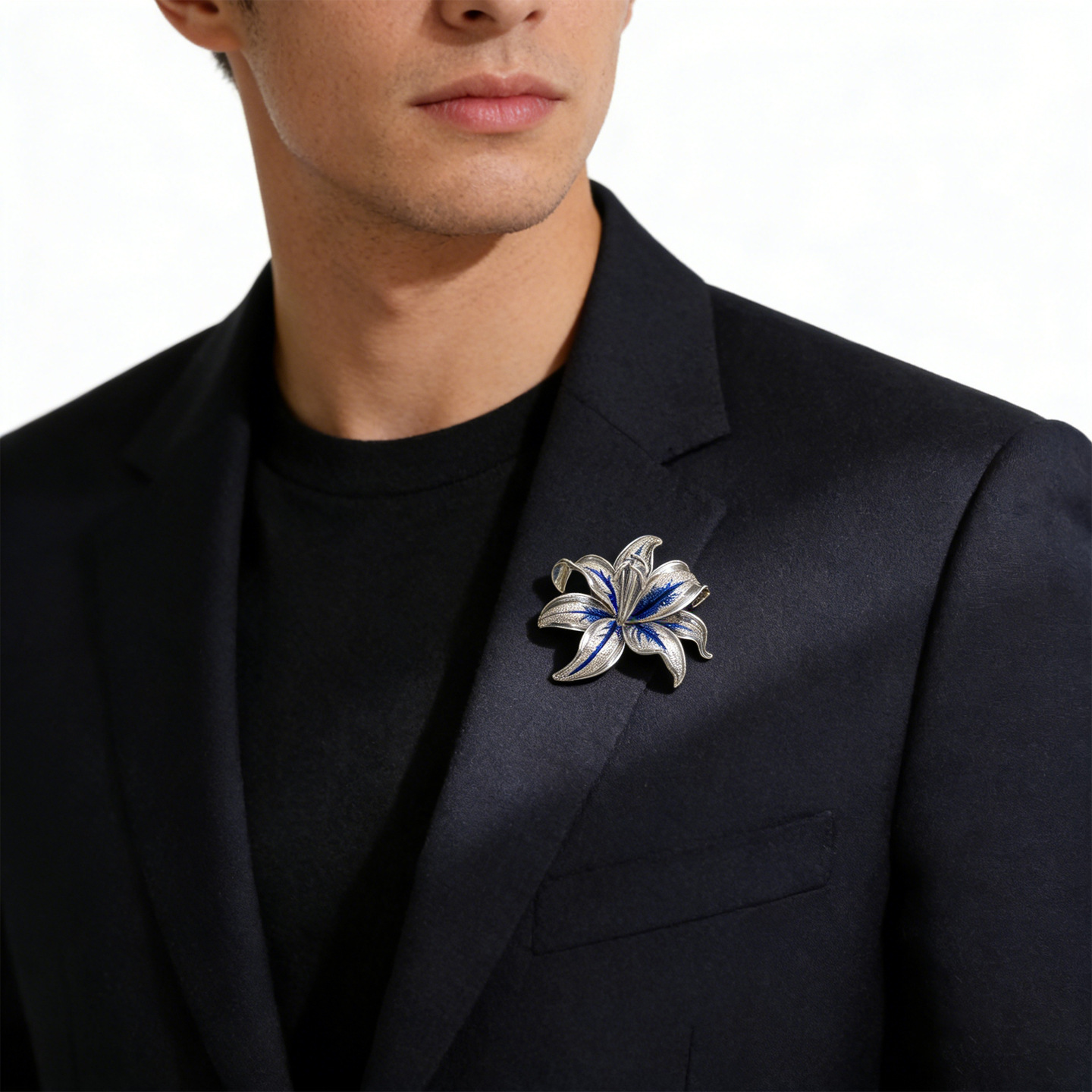 Men's Lily Brooch