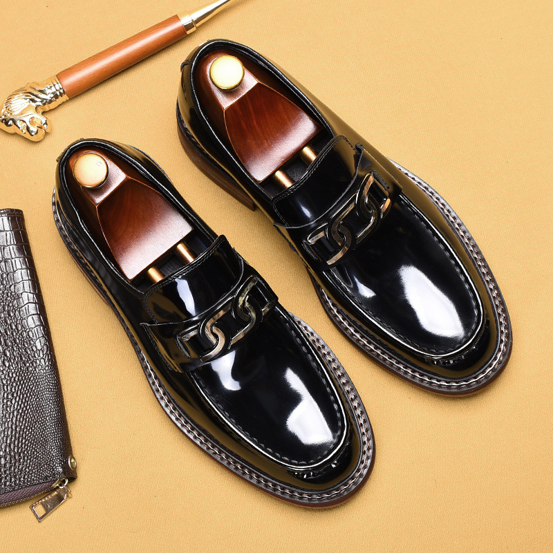 Men's Business Casual Leather Loafers