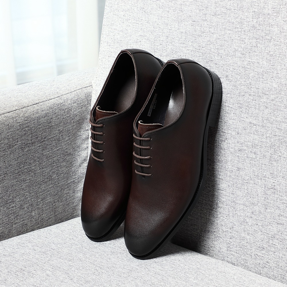 GUYSTEP™Men's handmade cowhide business shoes