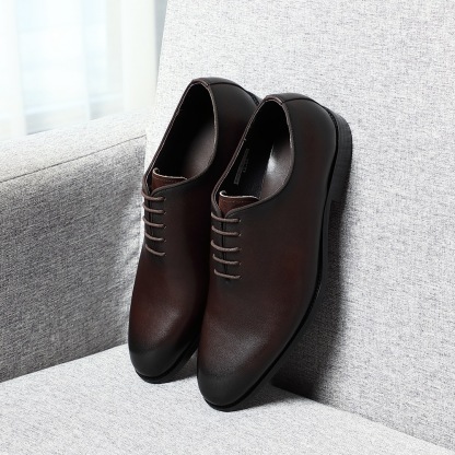 GUYSTEP™Men's handmade cowhide business shoes