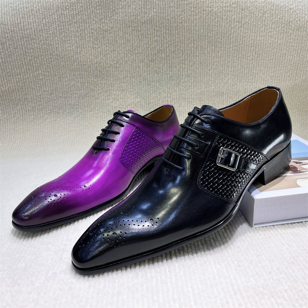[Copy]GUYSTEP™2025 Men's simple casual tassel design top layer leather loafers
