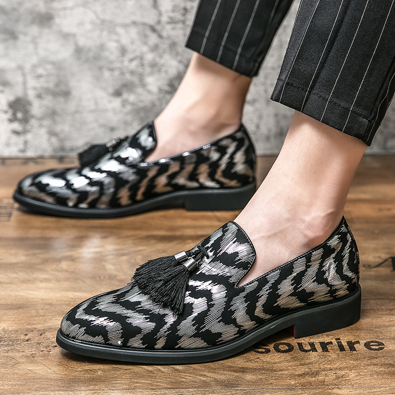 Summer pointed daily spot microfiber solid color simple black low-top viscose shoes sgs bean shoes