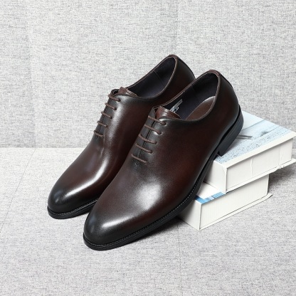GUYSTEP™Men's handmade cowhide business shoes