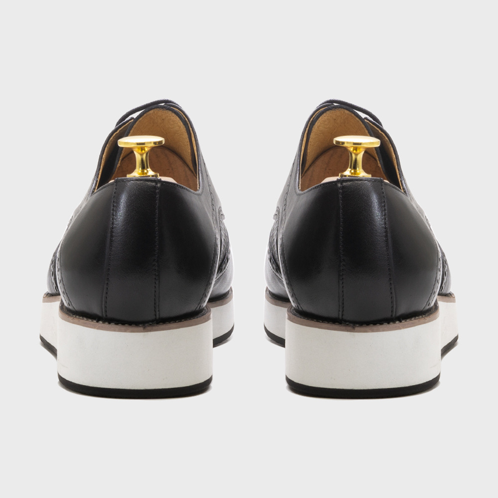 [Copy]GUYSTEP™Men's business casual shoes brown carved Oxford shoes