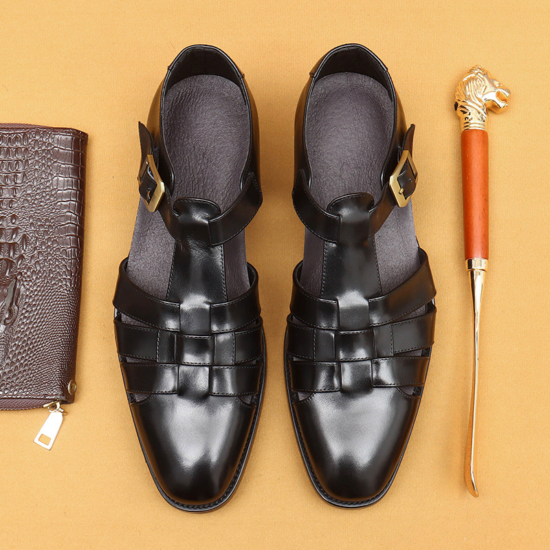 [Copy]GUYSTEP-Patent leather luxury business men's ankle boots