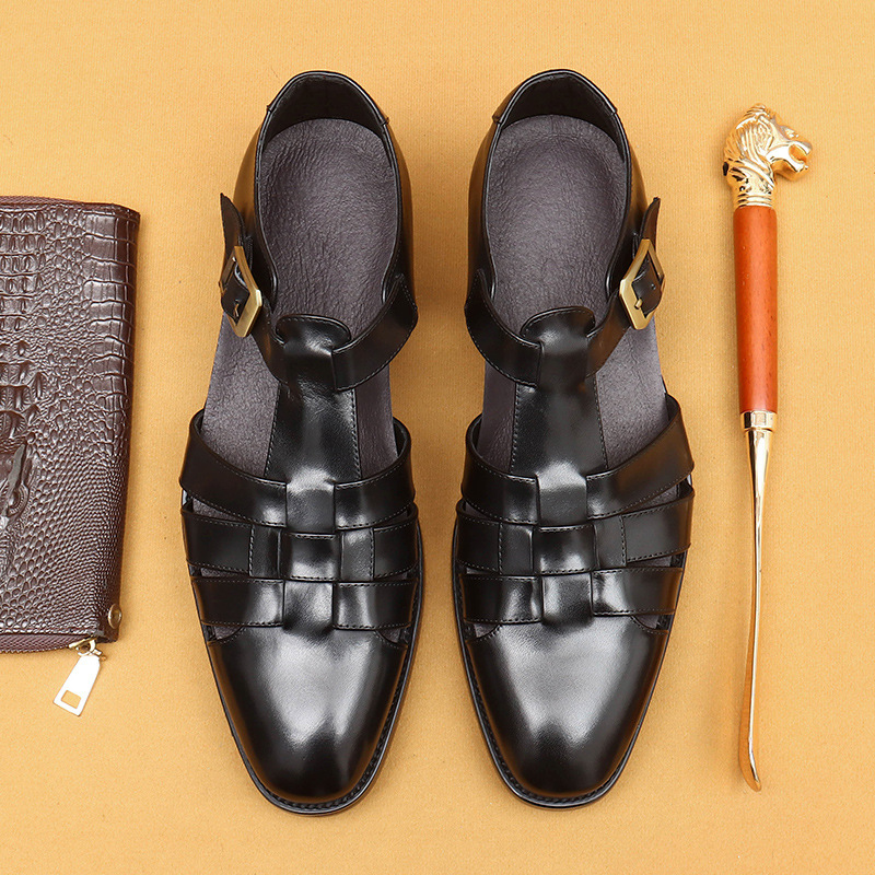 [Copy]GUYSTEP-Patent leather luxury business men's ankle boots