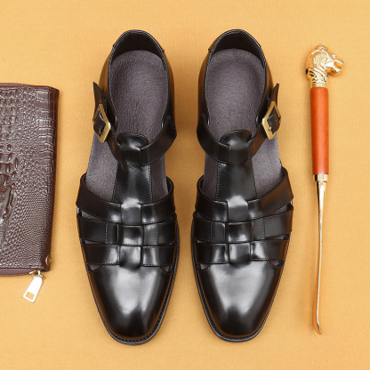 [Copy]GUYSTEP-Patent leather luxury business men's ankle boots