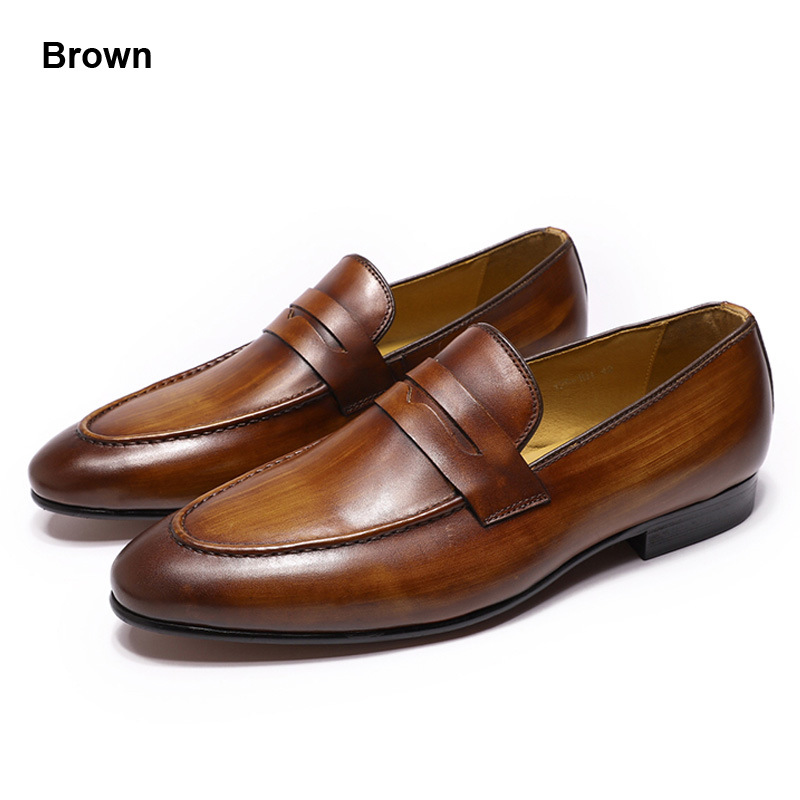 [Copy]2025 Men's leather double buckle casual monk shoes