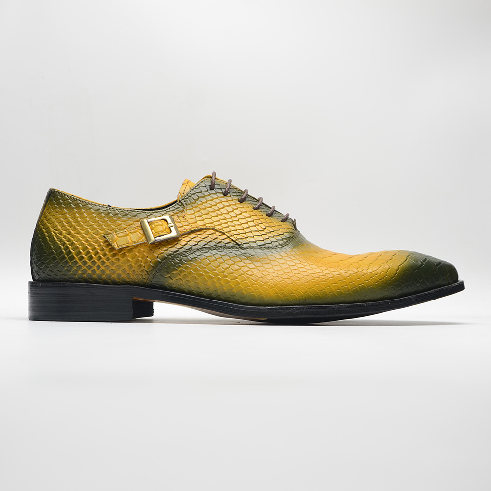 GUYSTEP™High-grade handmade cowhide all-match business formal leather shoes