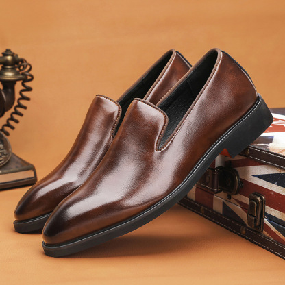 [Copy]Men's simple colorblock design casual loafers