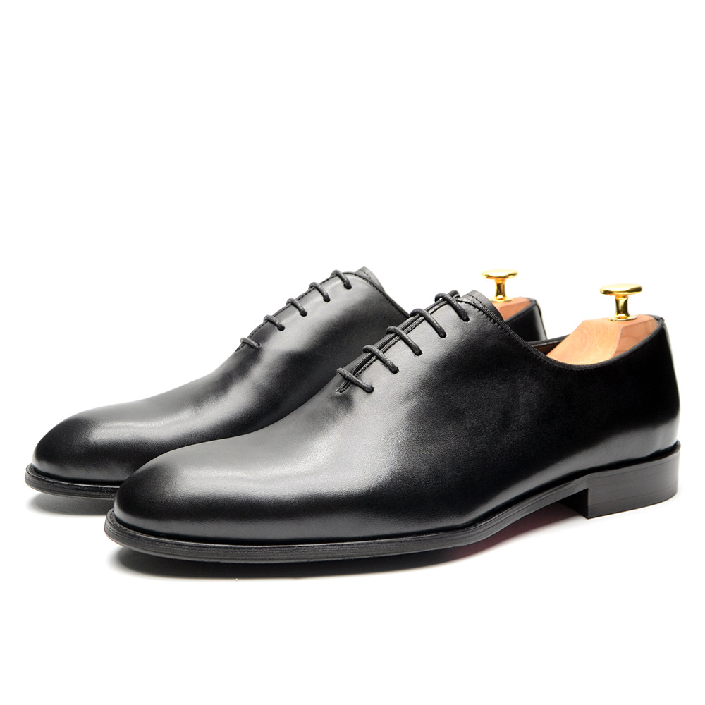 GUYSTEP™Men's handmade cowhide business shoes
