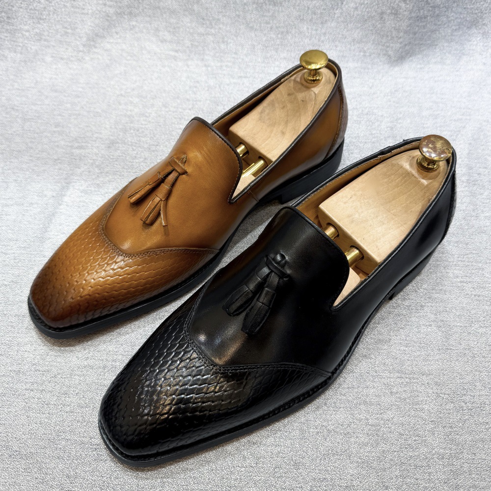 [Copy]2025 Men's first layer cowhide fashionable breathable casual shoes