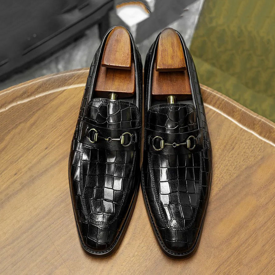 Men's new business formal leather shoes