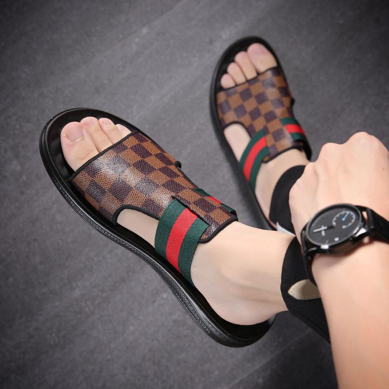 [Copy]GENTLEMAN™-Men's Genuine Leather Sandals Summer Beach Breathable Causal Shoes Plus Size