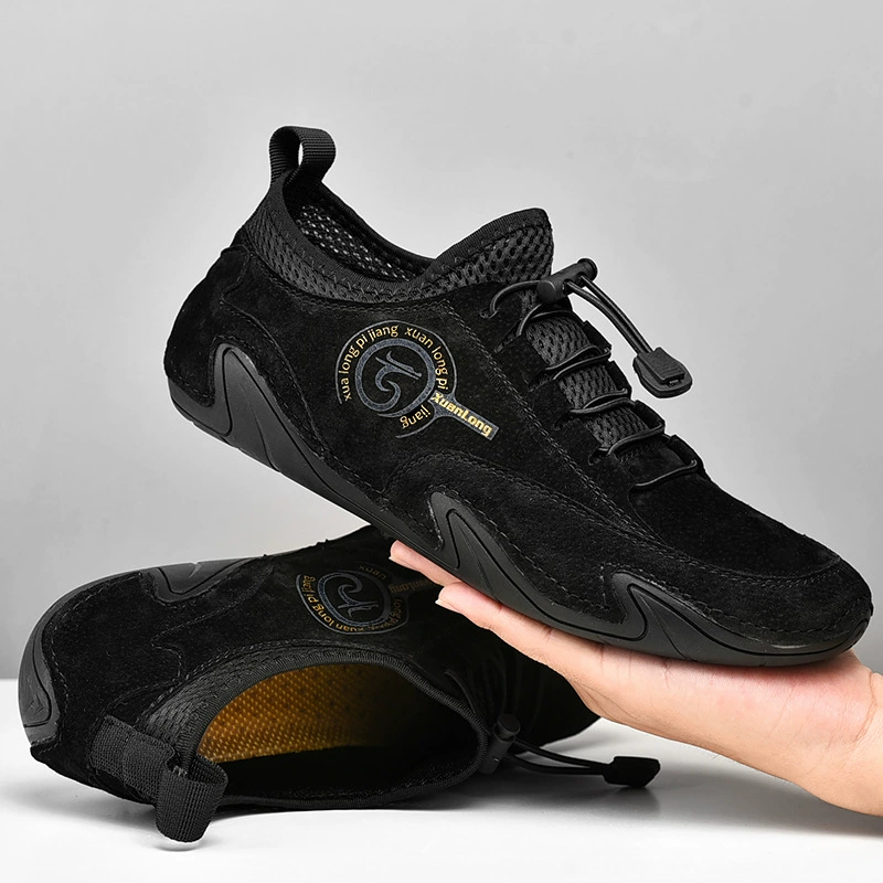 Large size men's casual breathable sports shoes