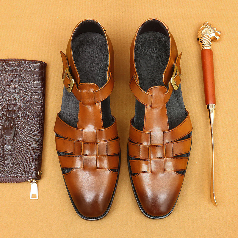 [Copy]GUYSTEP-Patent leather luxury business men's ankle boots