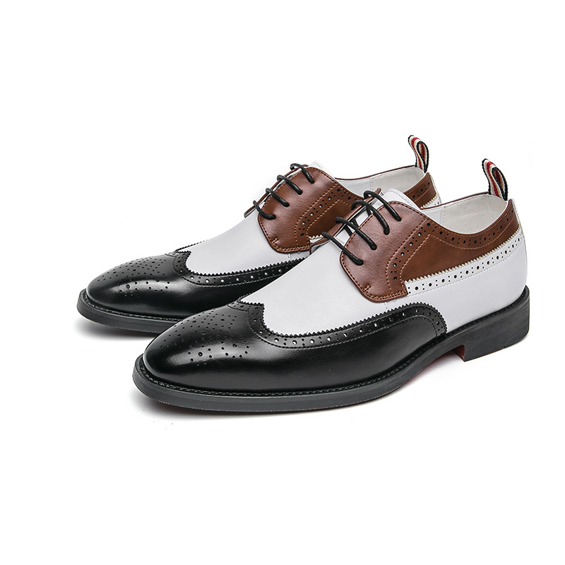 [Copy]Men's ostrich pattern handmade casual shoes