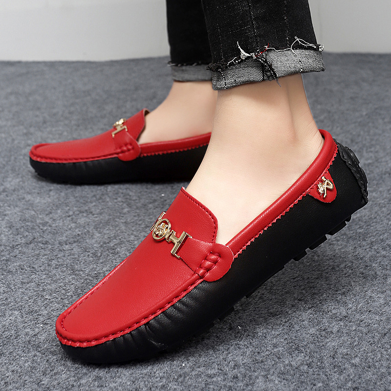 Plus-size slip-on casual men's loafers