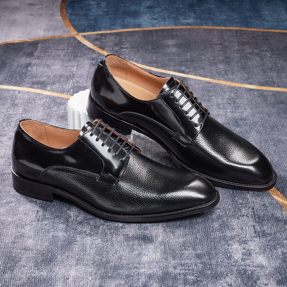 Genuine Leather Shoe Outsole Handmade Men's derby shoes