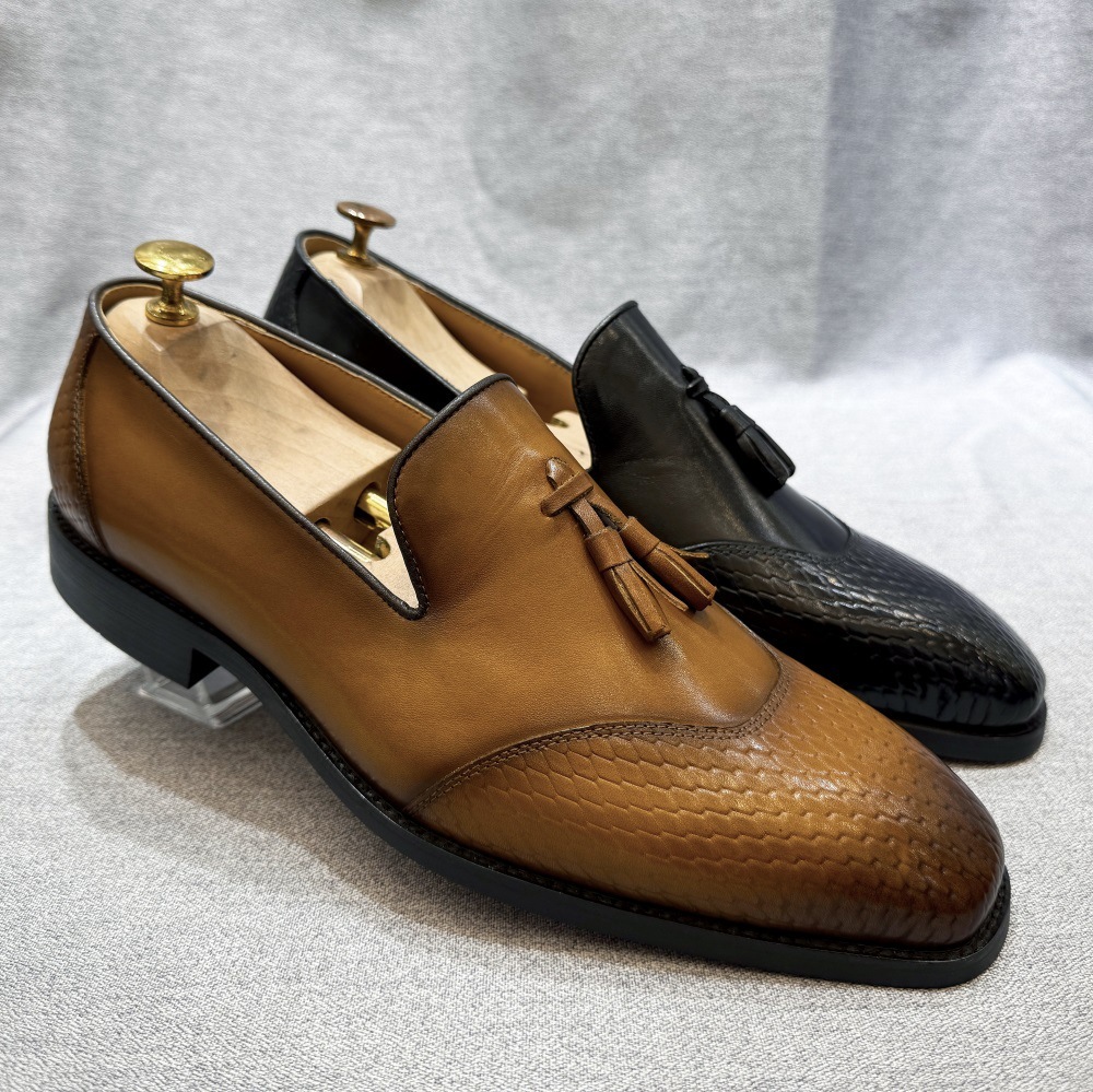 [Copy]2025 Men's first layer cowhide fashionable breathable casual shoes